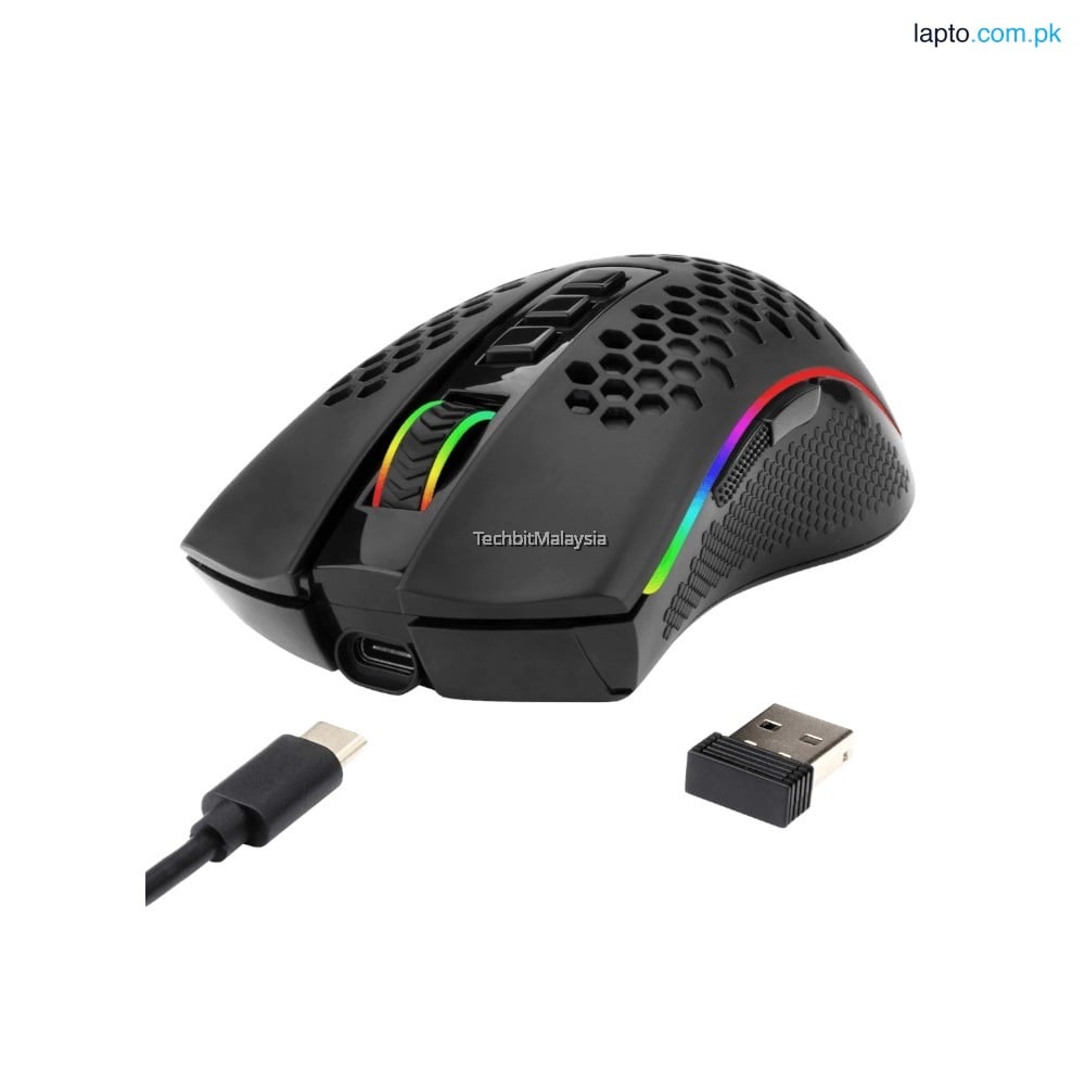 Redragon M808-KS Storm Lightweight RGB Wireless Gaming Mouse