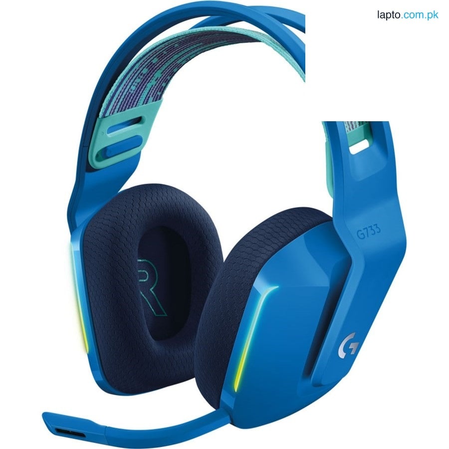 Slightly Used Logitech G733 Lightspeed Wireless RGB Gaming Headset | 981-000943 | Blue