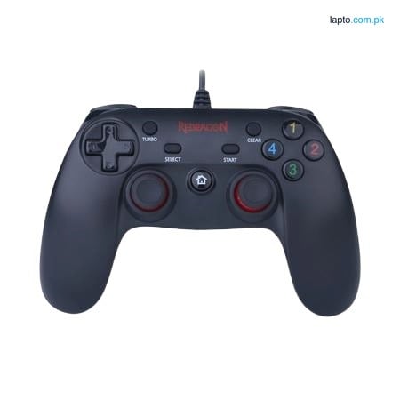 Redragon G807 SATURN Wired Controller with 12 Buttons + 2 Analogue Joysticks, 6ft USB Cable, Vibration Enabled for PC & Laptop