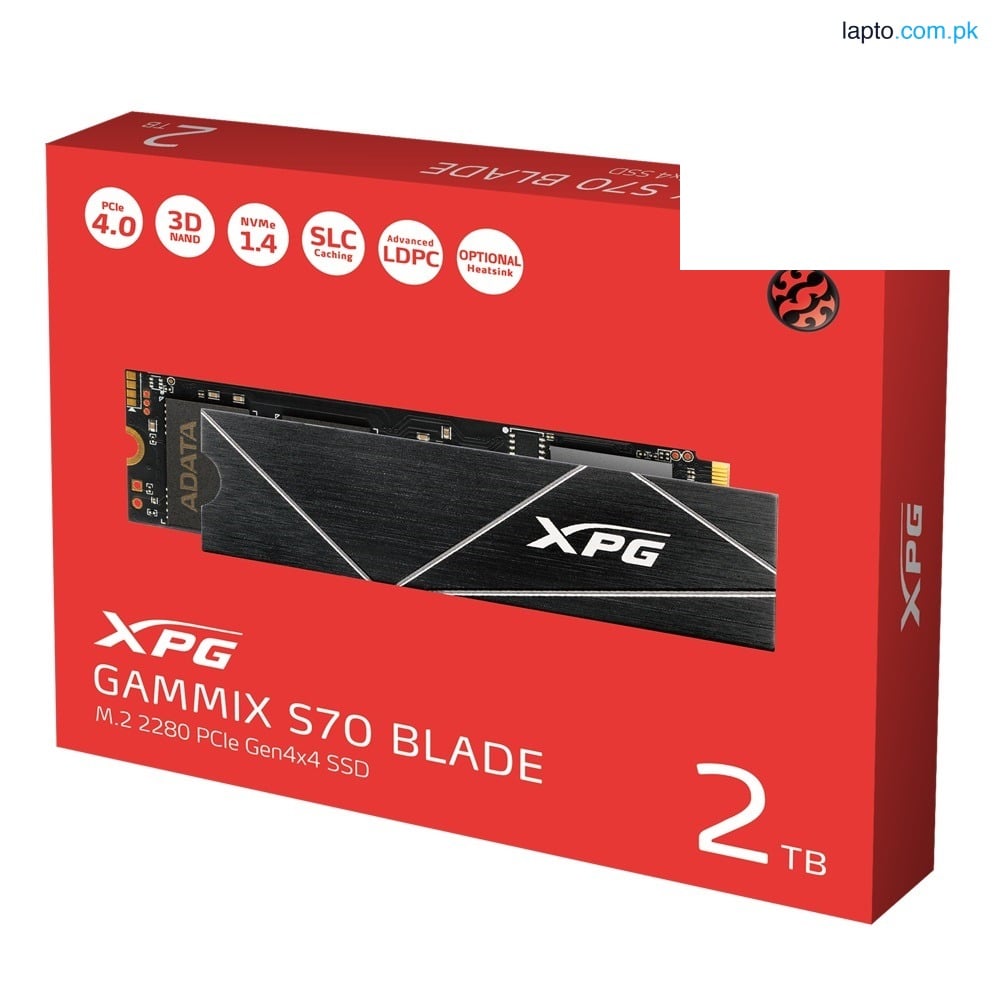 XPG GAMMIX S70 BLADE 2TB PCIe Gen4x4 M.2 2280 Solid State Drive