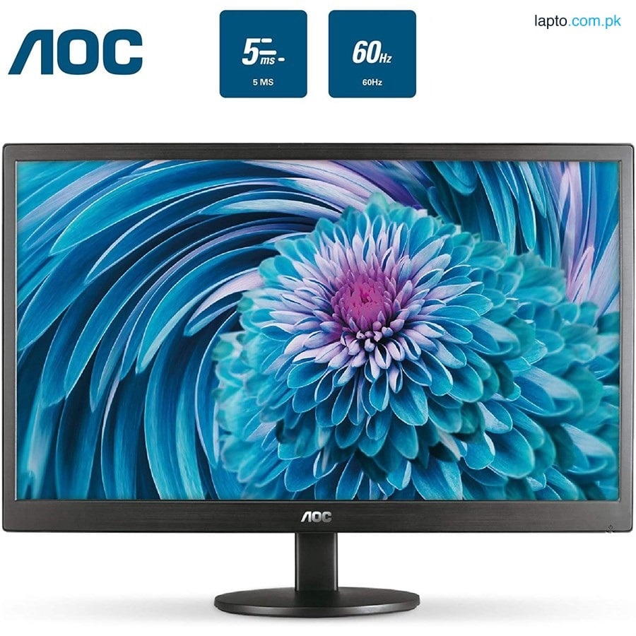 AOC E2070SWHN 19.5" HD+ 1600x900 Monitor, 5ms, HDMI / VGA, 60Hz TN Panel