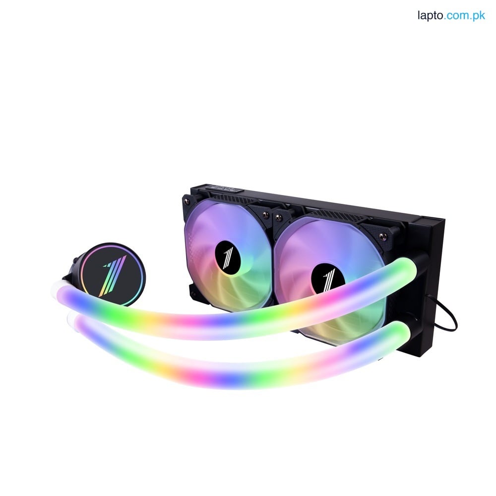 1st Player MT240 with ARGB Luminous Water-Cooled Pipes and ARGB Fans (Black)