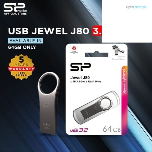 SILICON POWER JEWEL J80 3.2 USB 64GB