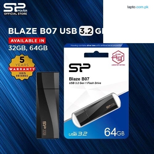 SILICON POWER BLAZE B07 3.2 USB 64GB SP064GBUF3B07V1K