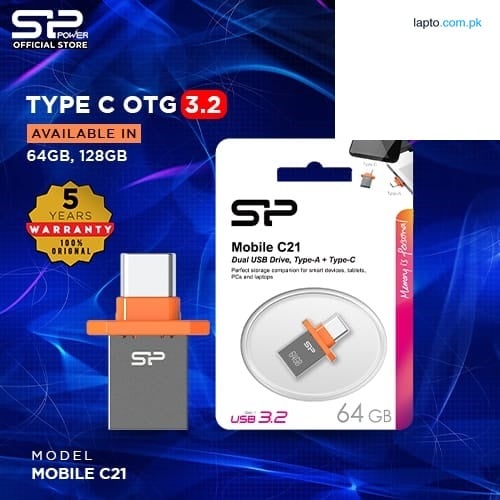 SILICON POWER MOBILE C21 TYPE-C OTG 3.2 USB 64GB