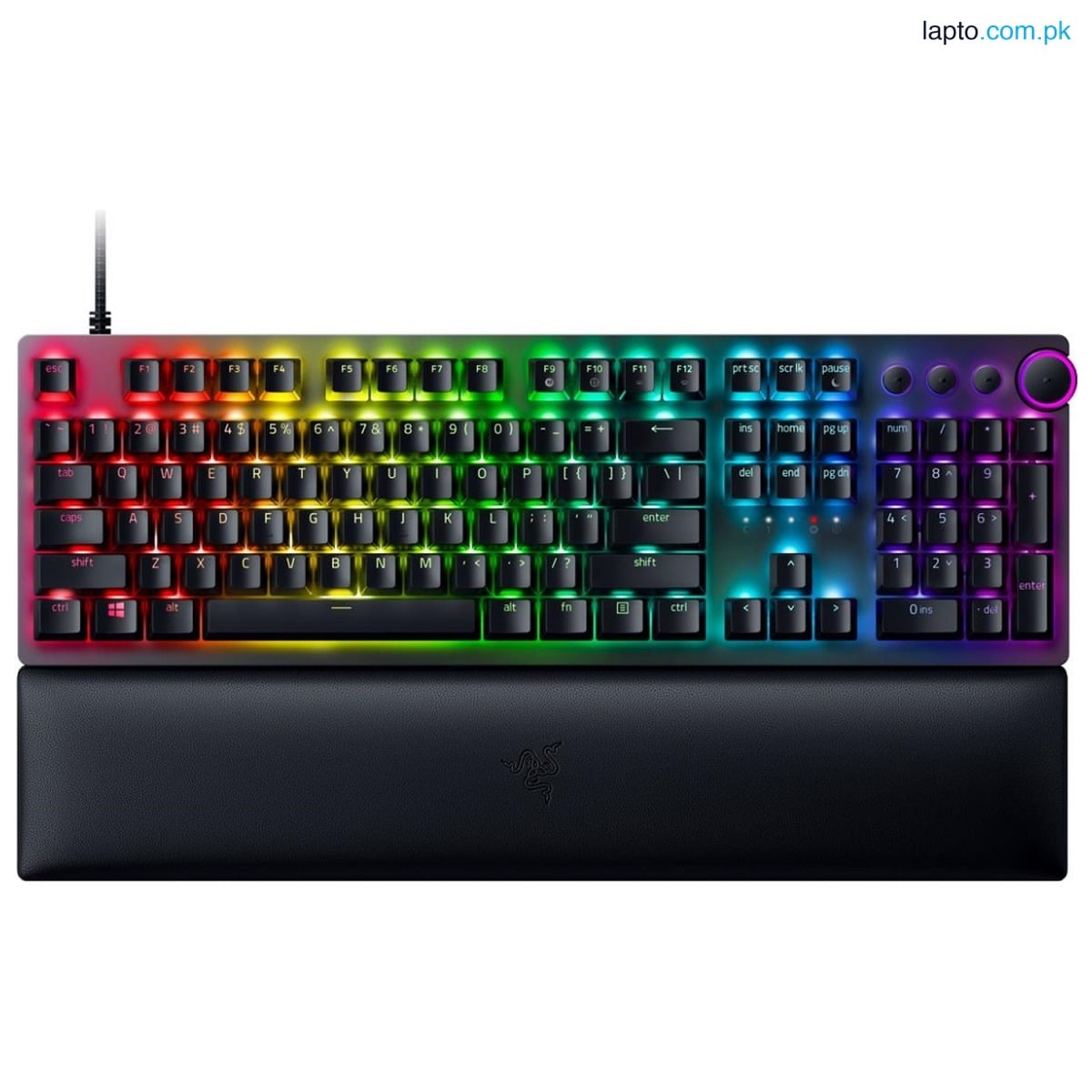 Razer Huntsman V2 Tenkeyless Clicky Purple Switch US Black Optical Gaming Keyboard