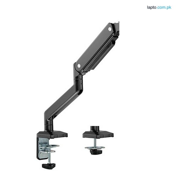 MXG BMA-12 Single Premium Spring-Assisted Monitor Arm Aluminum Black Matte