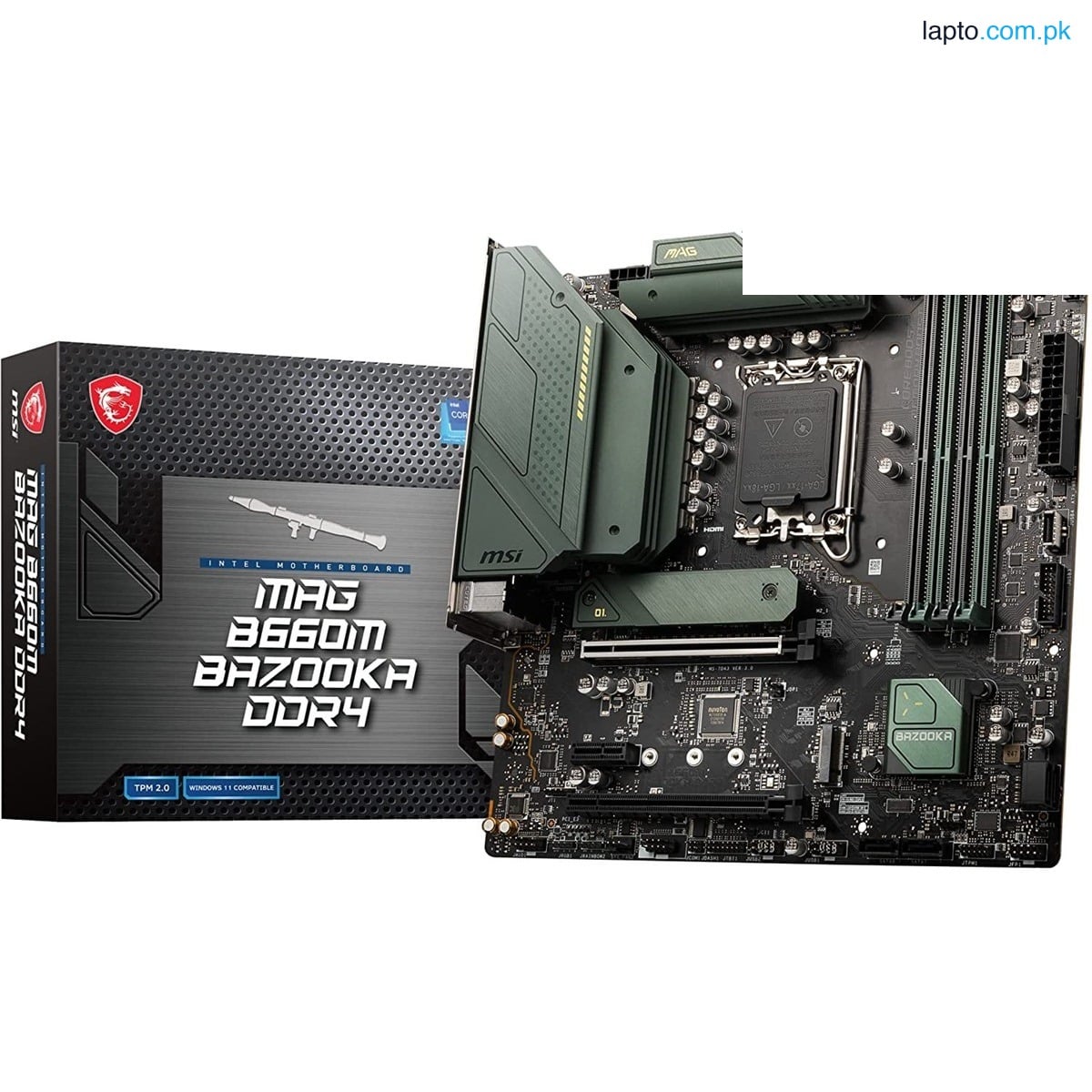 MSI Mag B660M Bazooka DDR4 - Intel 12th Gen - microATX LGA 1700 Motherboard