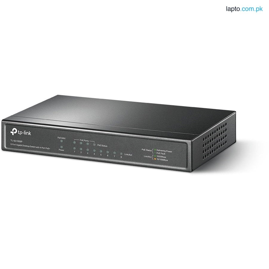 TP-Link TL-SG1008P V6 4-Port with 8-Port PoE+ Desktop Gigabit Switch