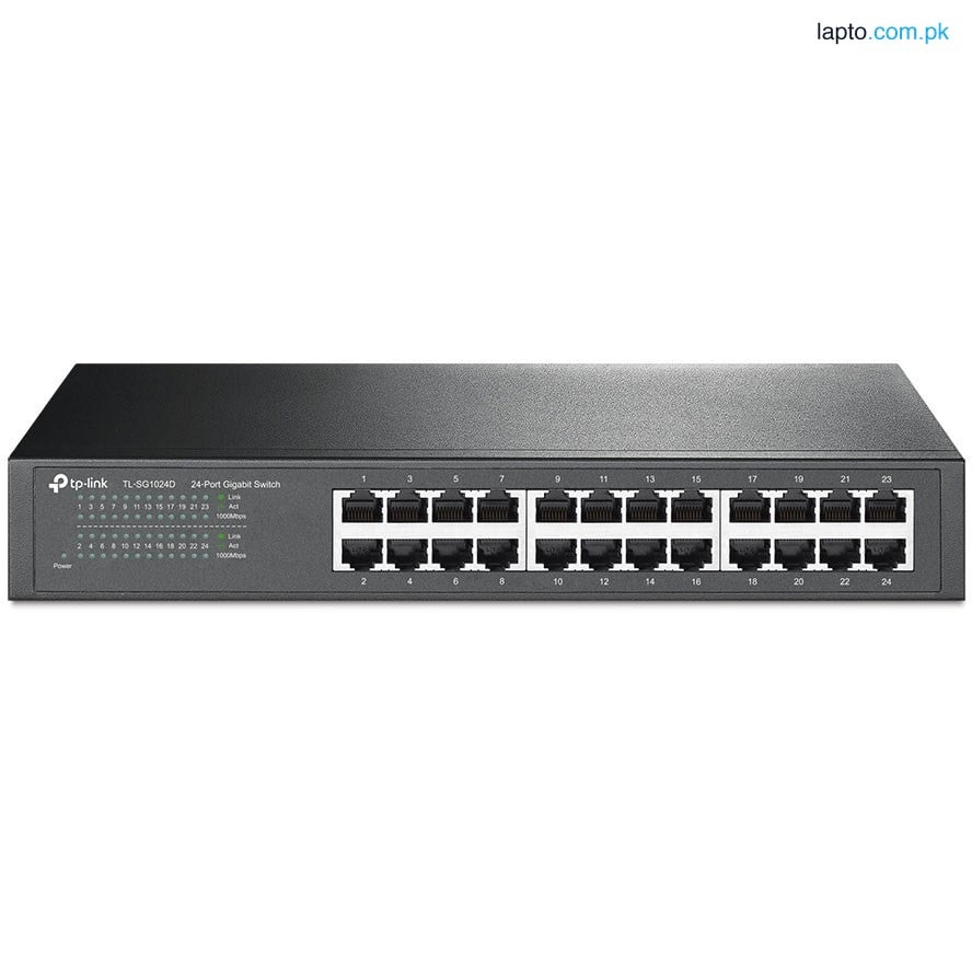 TP-Link 24-Port TL-SG1024D Rackmount Switch - Gigabit Desktop