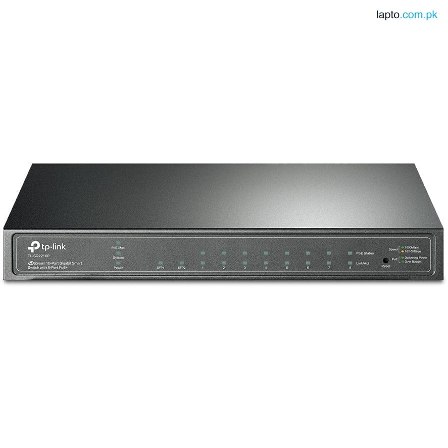 TP-Link TL-SG2210P V3.20 10-Port JetStream with 8-Port PoE+ Gigabit Smart Switch