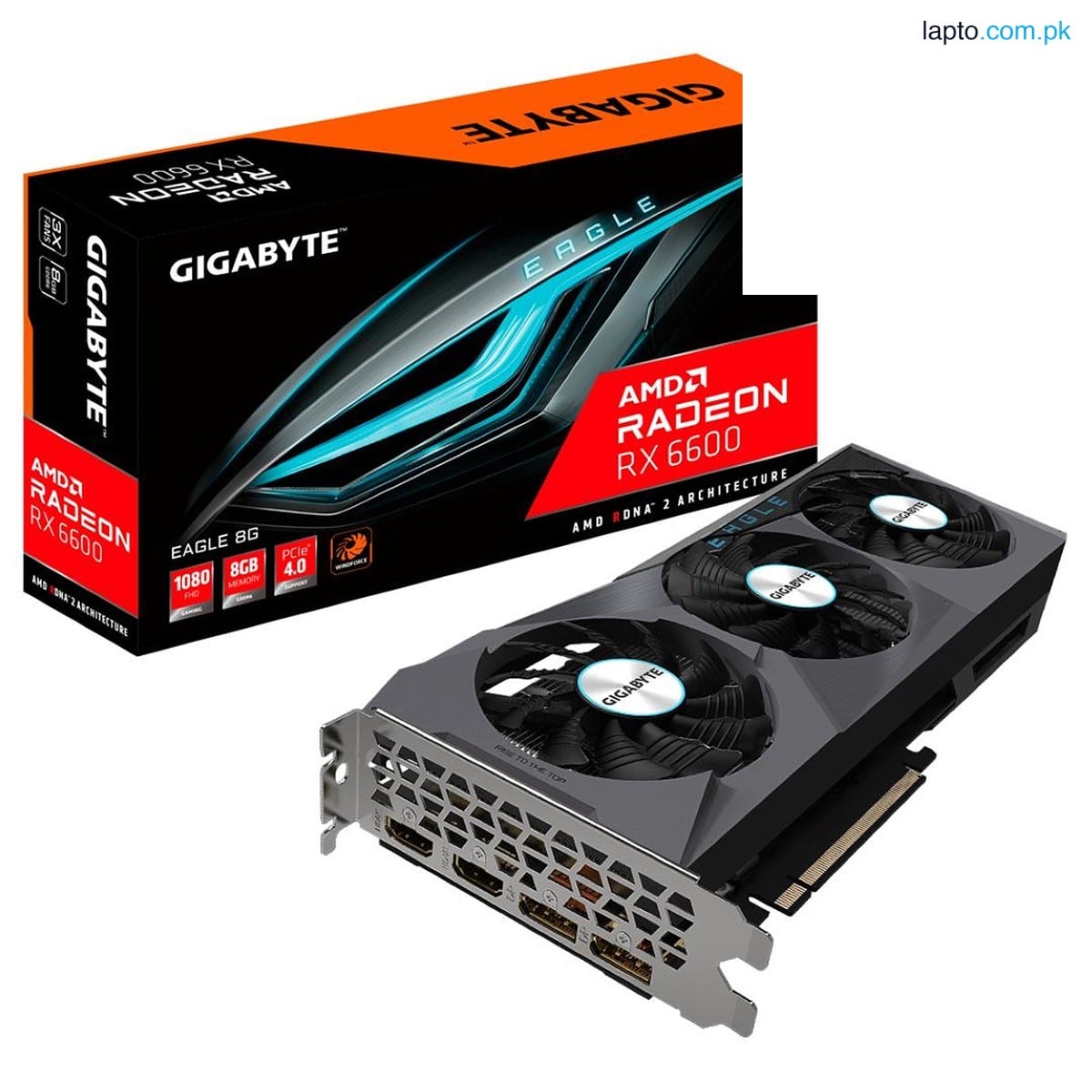 Gigabyte Radeon RX6600 Eagle 8GB GDDR6 Rev GV-R66EAGLE OC-8GD 1.0