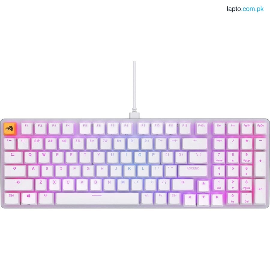 Glorious GMMK2 Full Size Modular White (96%) Mechanical Keyboard