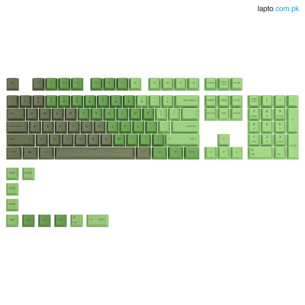 Glorious Olive PBT For Gaming Keyboard Key Caps