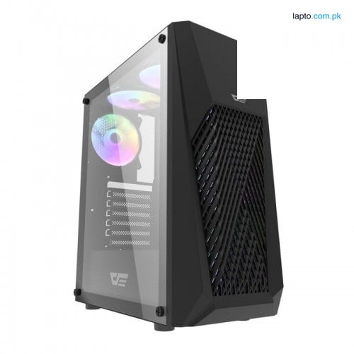 AIGO DK150 Darkflash with 3 RGB Fan Black - White ATX