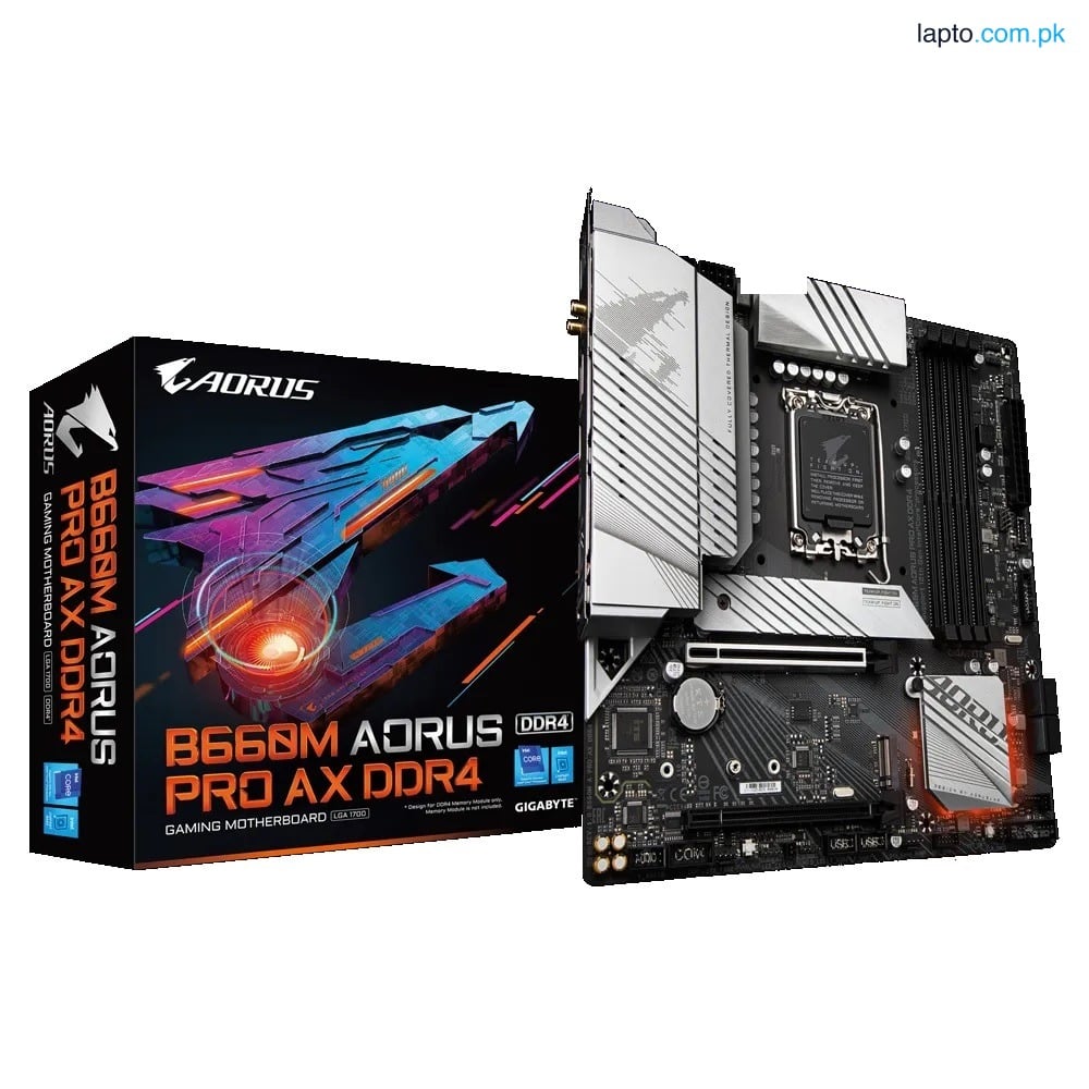GIGABYTE B660M AORUS PRO AX DDR4 12th & 13th Gen Motherboard