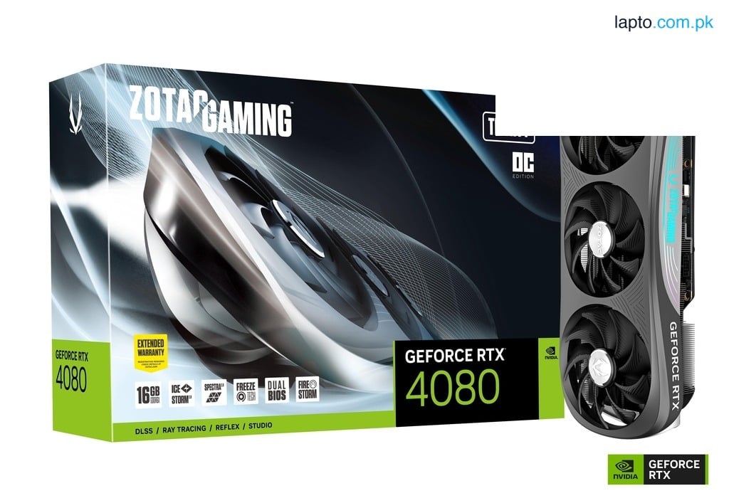 ZOTAC GAMING GeForce RTX 4080 16GB Trinity OC Graphics Card ZT-D40810J-10P