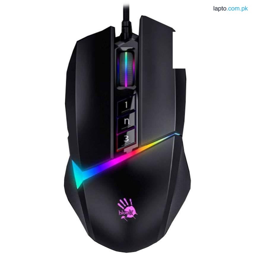 Bloody W60 Max RGB Stone Black Gaming Mouse