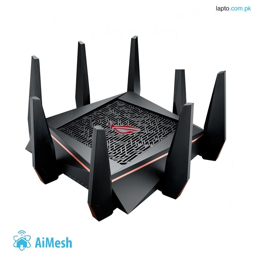 ASUS ROG Rapture GT-AC5300 Tri-Band Wireless-AC5300 Gigabit Gaming Router for VR and 4K Streaming