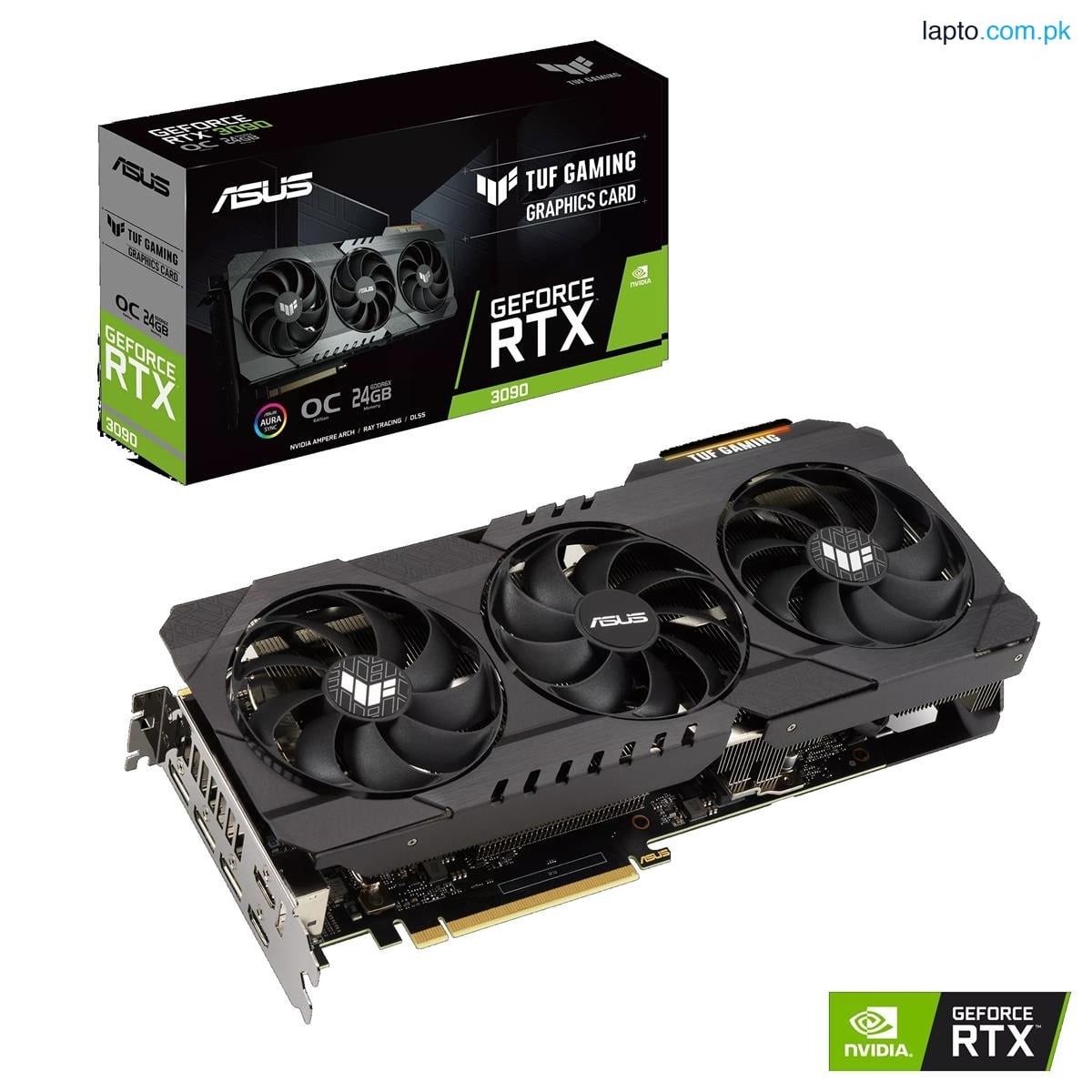 ASUS TUF Gaming GeForce RTX™ 3090 design with chart-topping performance.
