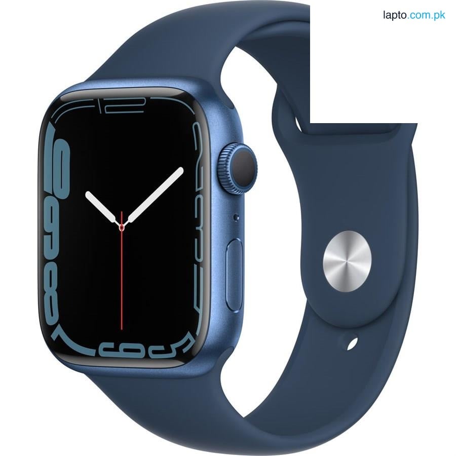 Apple Watch Series 7 Aluminum Abyss Blue & Midnight Black Sport Band GPS-45mm