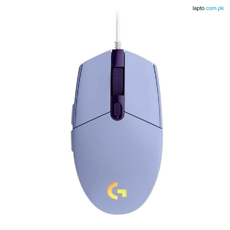 Logitech G203 Lightsync Gaming Mouse. Lilac