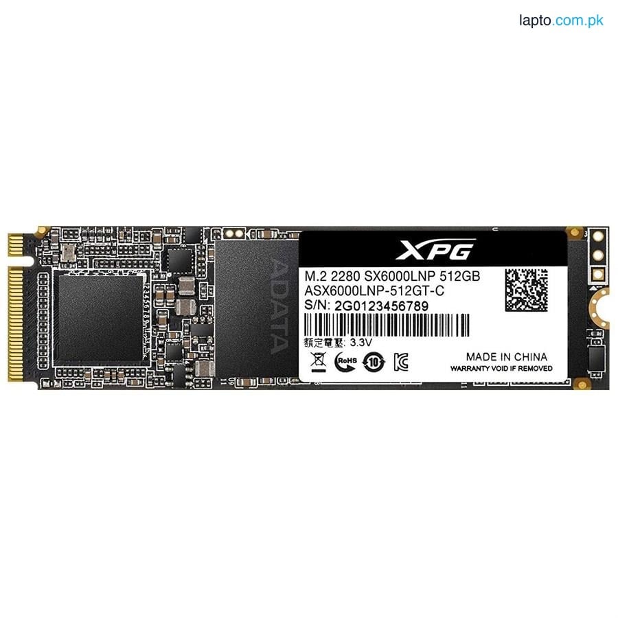 ADATA XPG SX6000 Gen3x4 M.2 Lite 512GB PCIe 2280 SSD ASX6000LNP-512GT-C