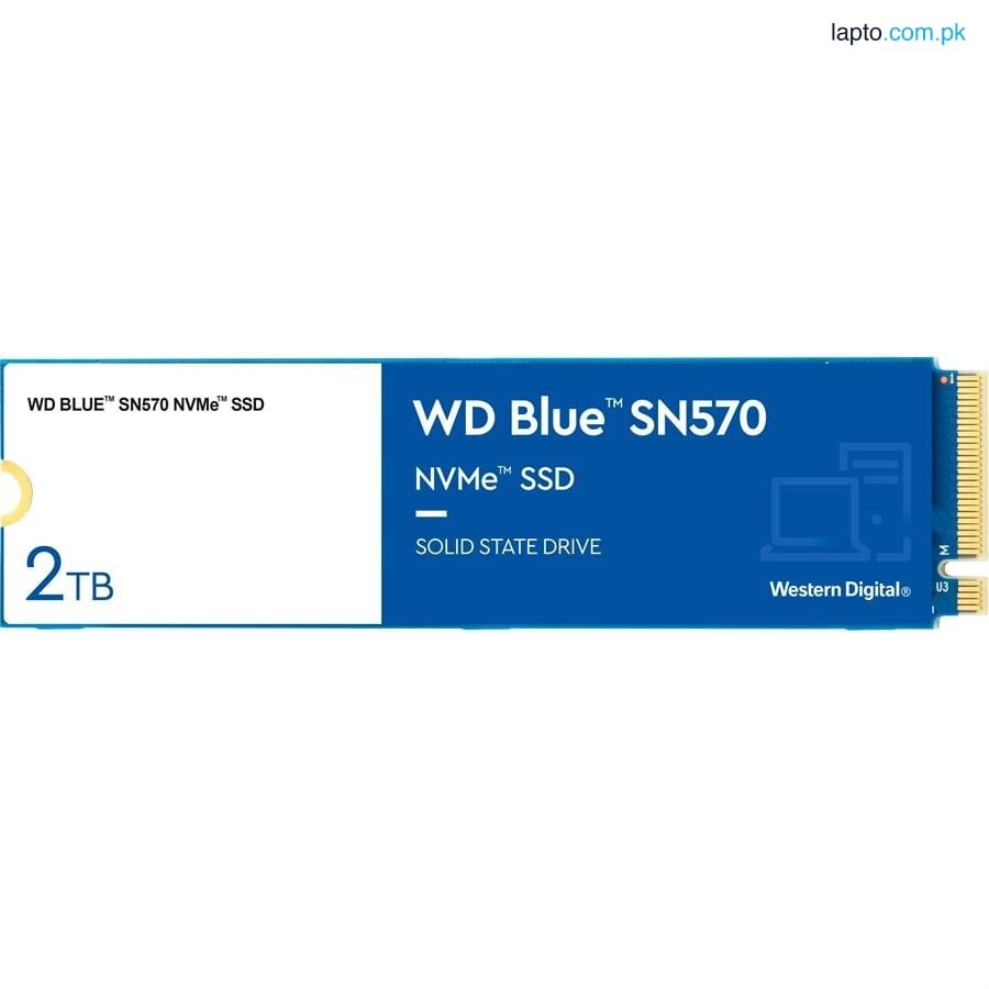WD Blue 2TB SN570 NVMe PCIe Gen3 x4 WDS200T3B0C SSD M.2 2280
