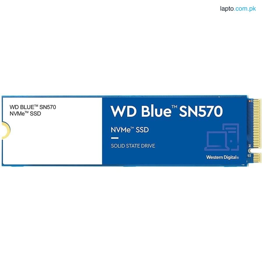 WD Blue 500GB SN570 NVMe PCIe Gen3 x4 WDS500G3B0C SSD M.2 2280