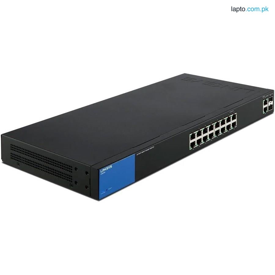 Linksys LGS318 Business 16-Port Smart Managed Gigabit Switch + 2x SFP/RJ45 Combo