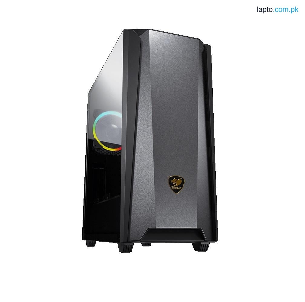 Cougar MX660 Gaming Case With 1 ARGB Fan Iron RBG Black - Midnight Green