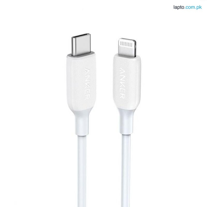 Anker PowerLine III USB-C to Lightning Cable 3ft / 6ft - White