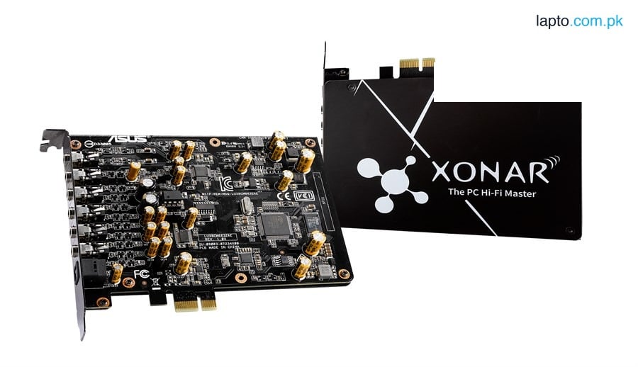 ASUS XONAR AE 7.1 110dB SNR PCIe Gaming Sound Card with 150ohm Headphone AMP
