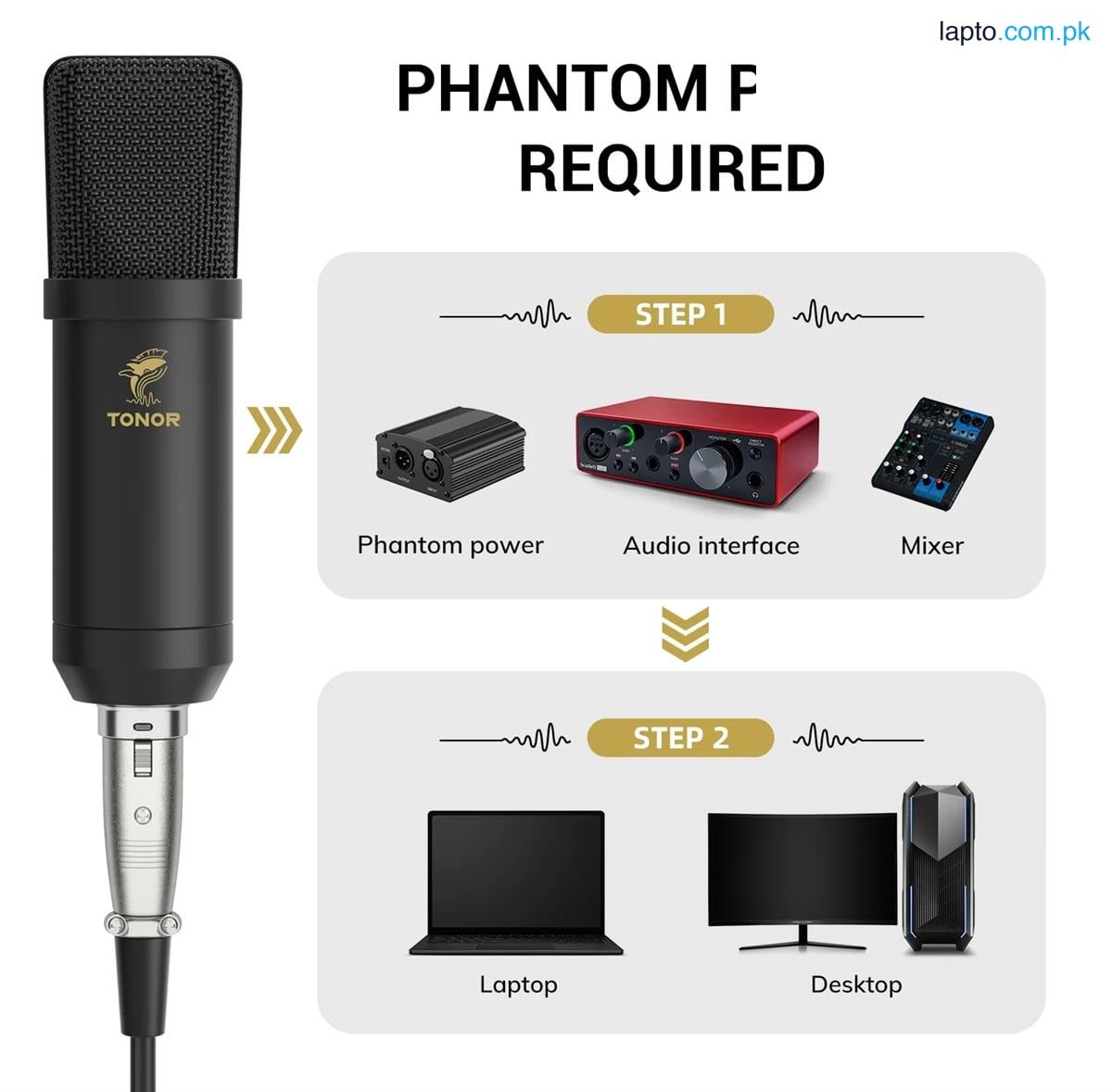 TONOR TC20 XLR Microphone With Full Kit