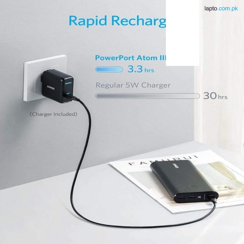 Anker PowerCore+ 26800 PD 45W With PowerPort III Mini Speed Combo – Black