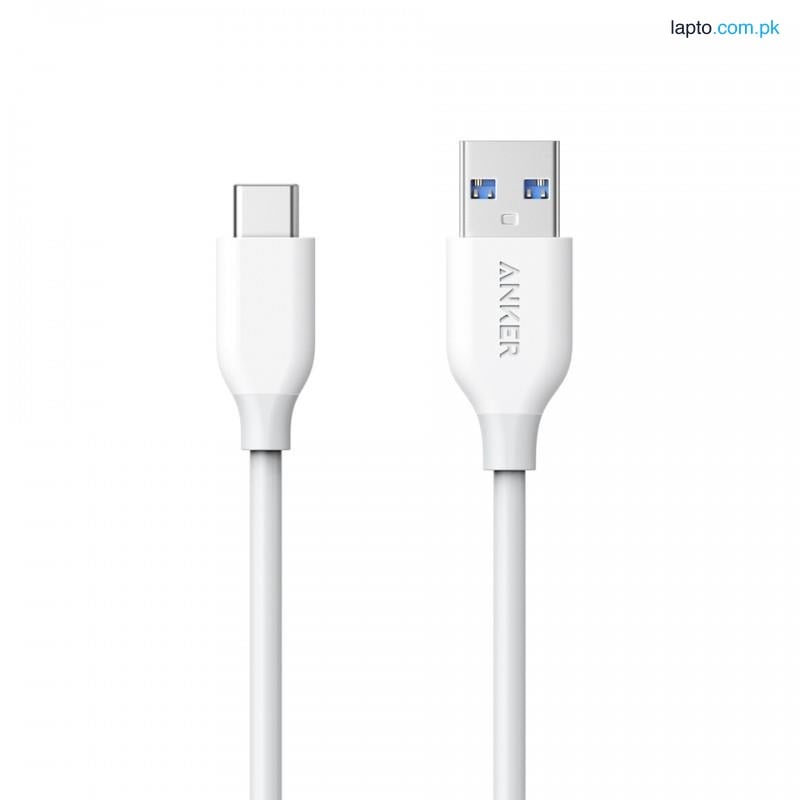Anker PowerLine 3ft USB-C To USB 3.0 - WHITE A8163H21