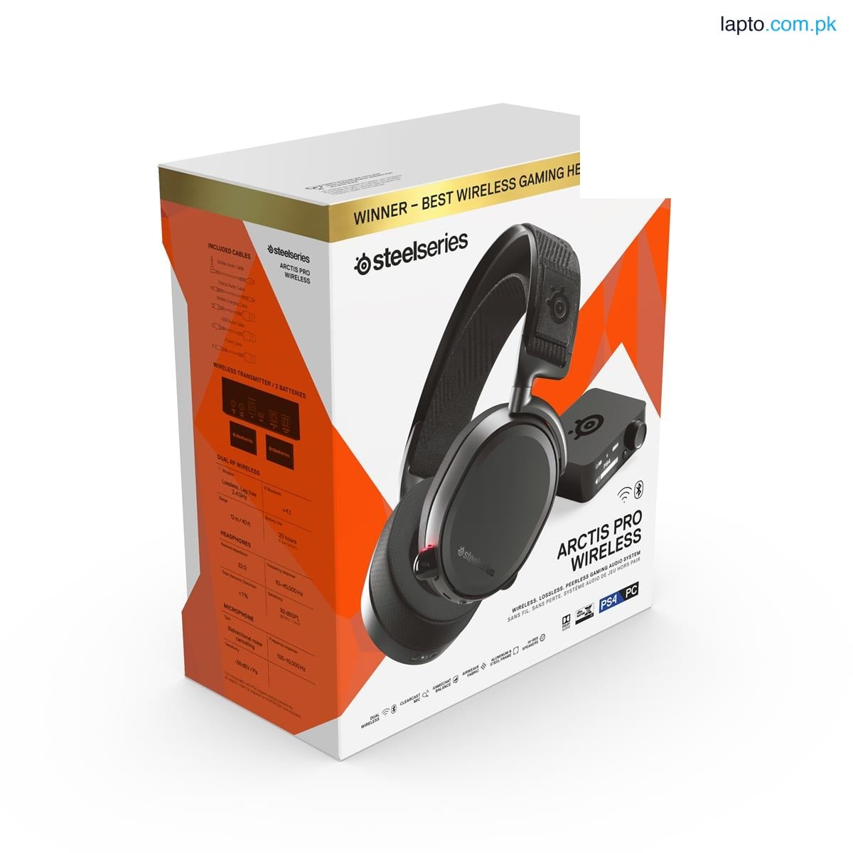SteelSeries Arctis Pro Wireless | Peerless Gaming Headphones | Playstation (PS4 & PS5) - 61473