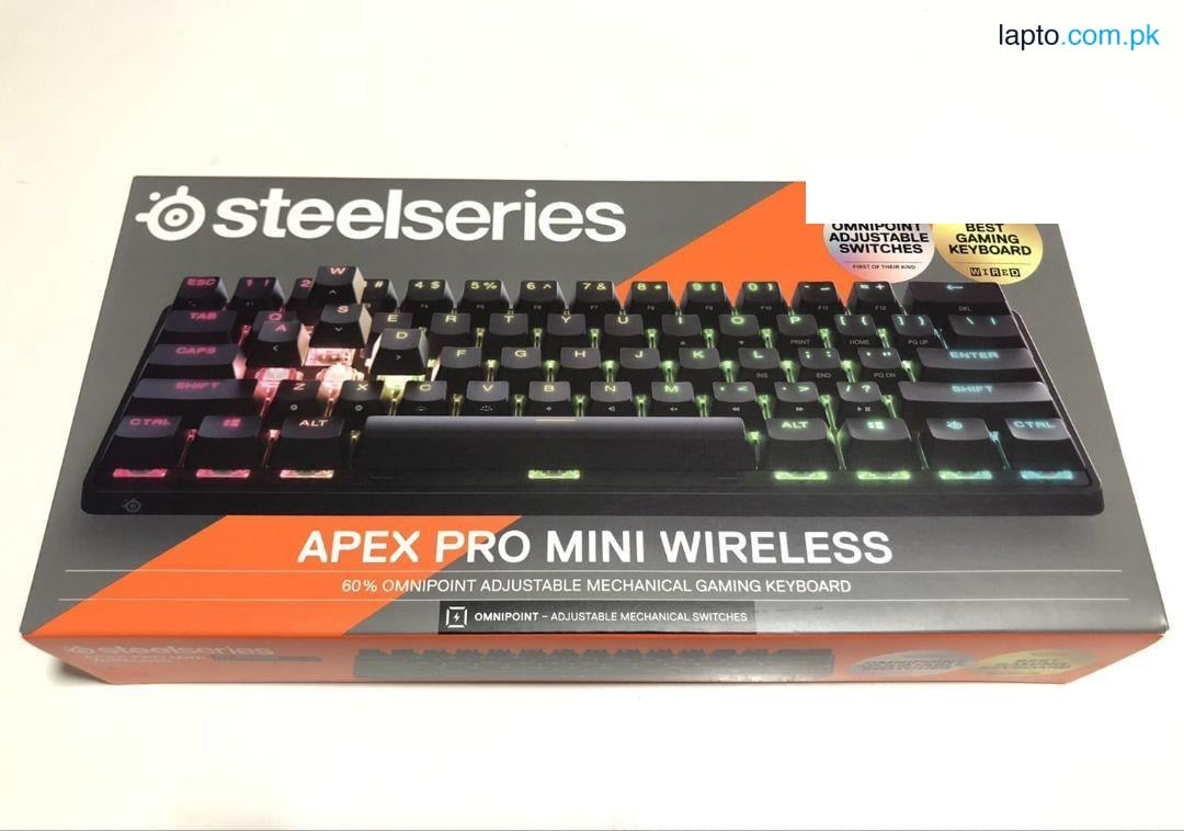 SteelSeries Apex Pro Mini Quantum 2.0 Wireless - Omnipoint Adjustable Mechanical Switches Gaming Keyboard - 64842