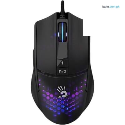 A4Tech Bloody L65 Max Lightweight Wired Gaming Mouse RGB Animation 12000 CPI - 4 Customizable Sensor Sensitivity (BLACK)