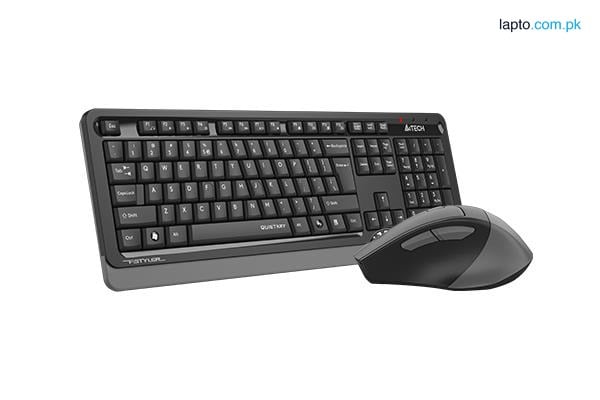A4Tech FGS1035Q FSTYLER 2.4G Power Saving Multimedia Wireless (Keyboard+Mouse) - Grey