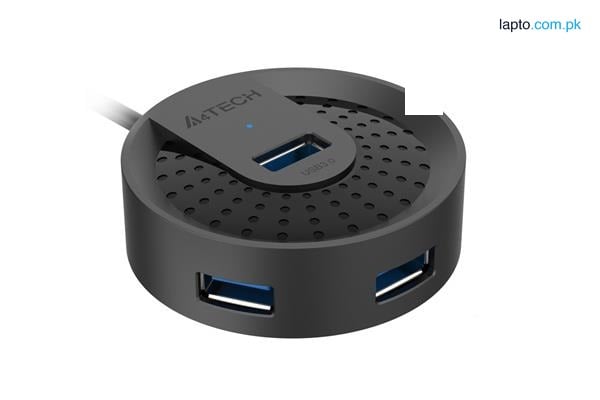 A4TeCH HUB-30 (3.0) FOUR PORTS Type C - BLACK