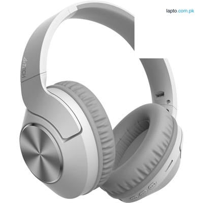 A4Tech  BH300 Bluetooth v5.3 Wireless Headset - Grayish White - Ash Grey