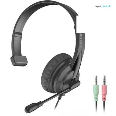 A4Tech HS-11 Single Ear Wearing Mono Headphone - Black