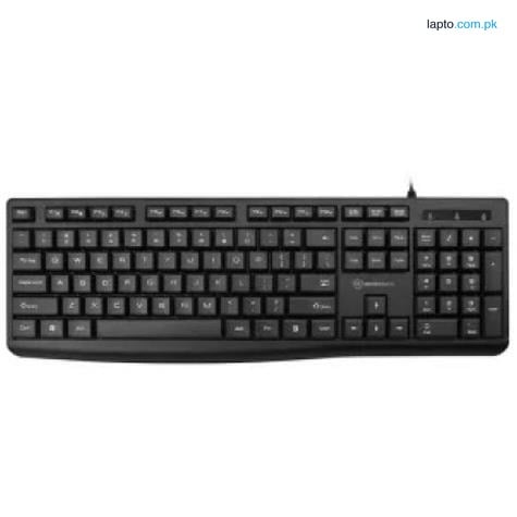 Micropack USB Wired Multimedia Hot Keys Keyboard K-206 - Black