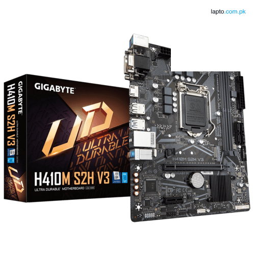 Gigabyte H410M S2H V3 Anti-Sulfur Resistors Design Motherboard