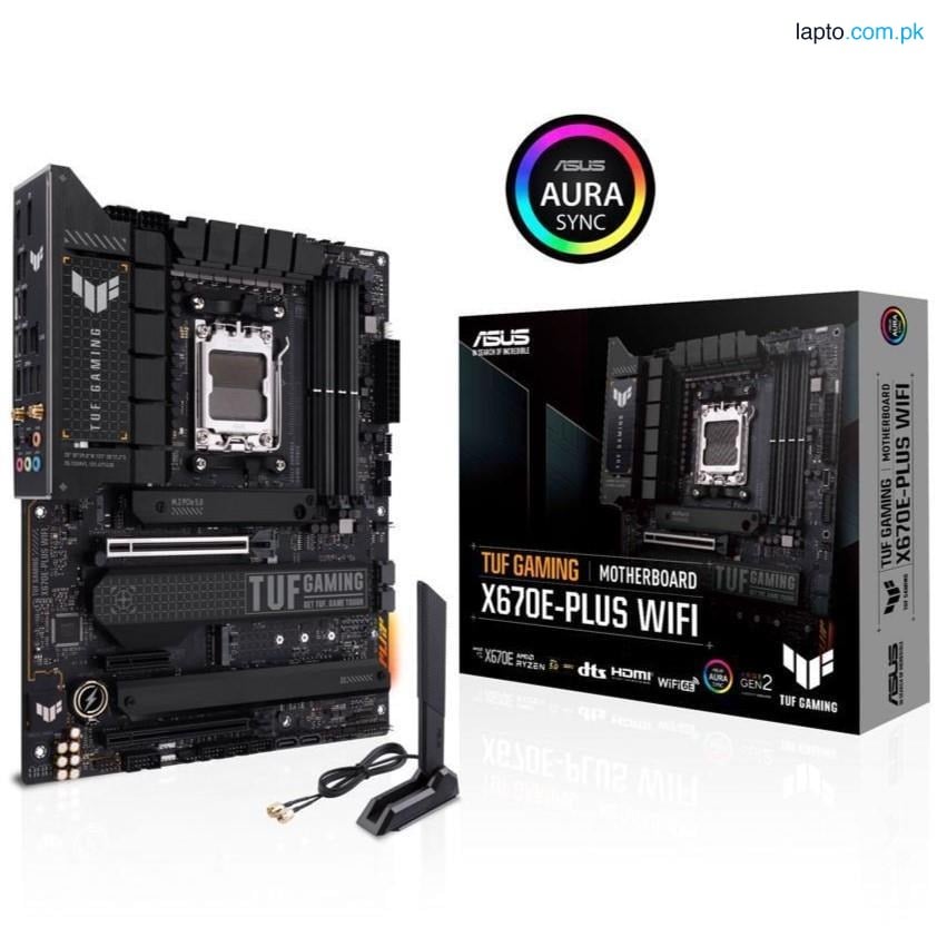 ASUS TUF GAMING X670E-PLUS WIFI DDR5 AMD AM5 ATX Socket Motherboard