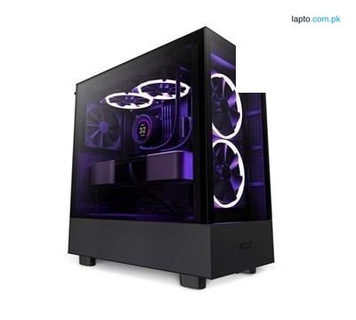 NZXT H5 Elite RGB Premium Compact ATX Mid-Tower Computer Case | Black - White