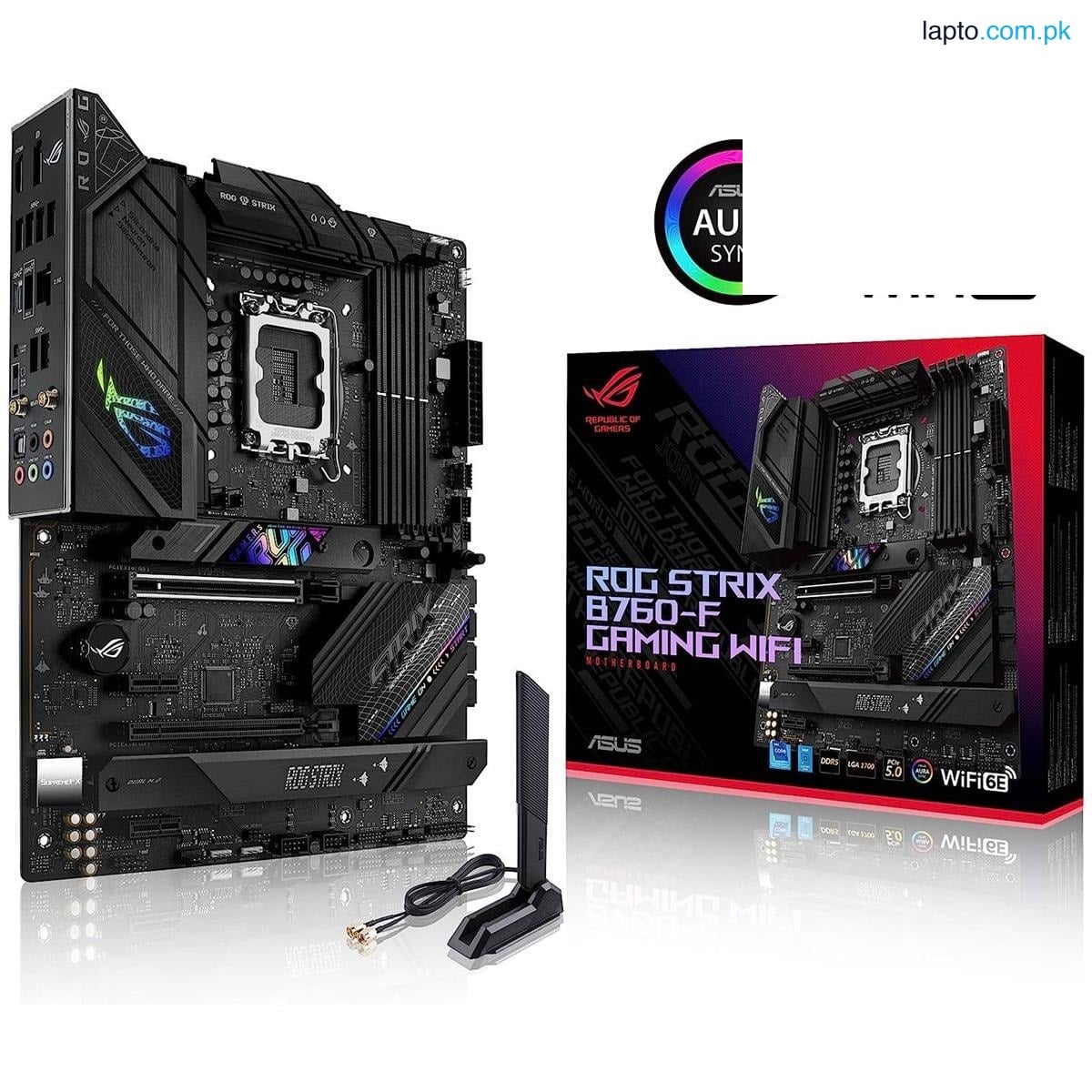 Asus Rog Strix B760-F Gaming Wifi DDR5 Intel 12/13th Gen ATX Motherboard - WIFI 6E