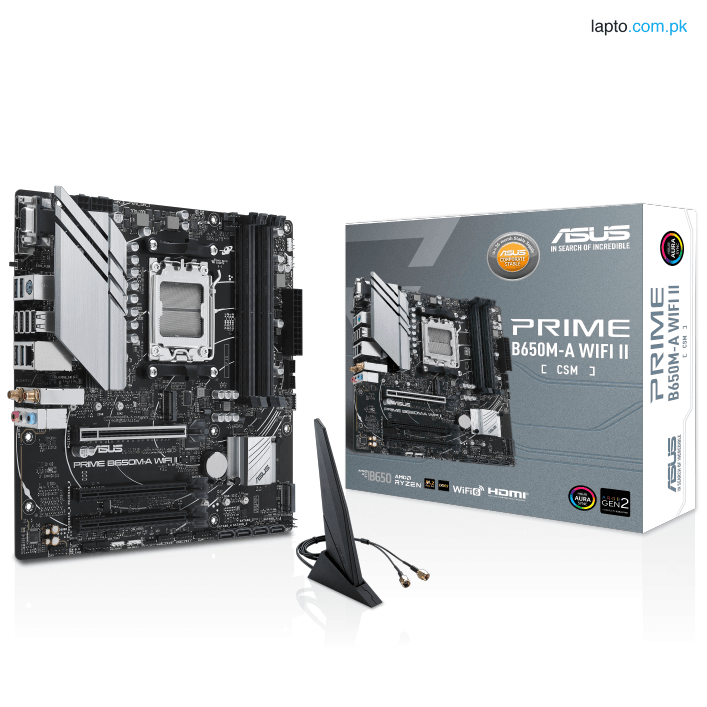 Asus Prime B650M-A WIFI II-CSM DDR5 AMD AM5 microATX Motherboard