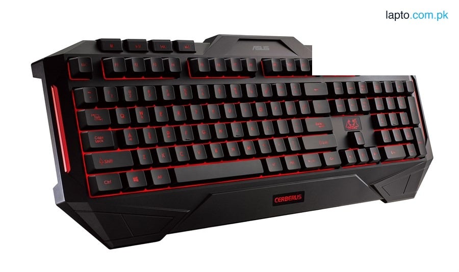 ASUS CERBERUS RED/BLUE LED BACKLIT USB GAMING KEYBOARD